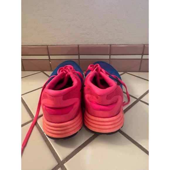 Nike LunarLon Running Shoes Blue Pink Women's Sneakers Athletic - Picture 4 of 8